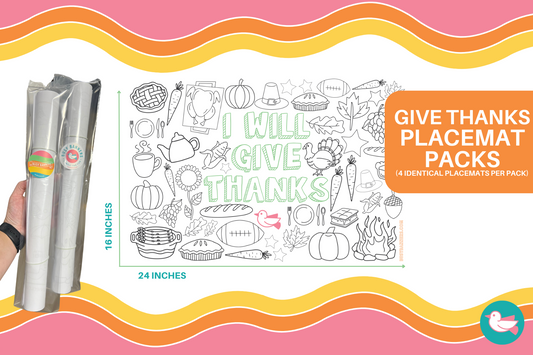 Thanksgiving Placemat Pack PRE-ORDER